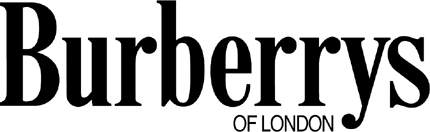 BURBERRYS OF LONDON Graphic Logo Decal