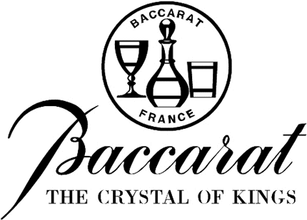Baccarat Crystal Graphic Logo Decal