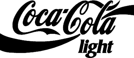 COCACOLA LIGHT Graphic Logo Decal