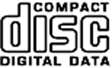 COMPACT DISC DIGITAL DATA Graphic Logo Decal