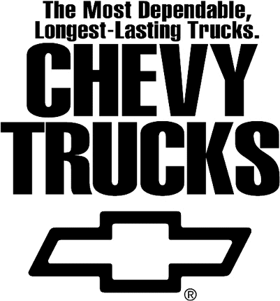 Chevrolet Chevy Trucks3 Graphic Logo Decal