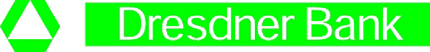 DRESDNER BANK Graphic Logo Decal