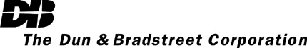 DUN & BRADSTREET CORP Graphic Logo Decal