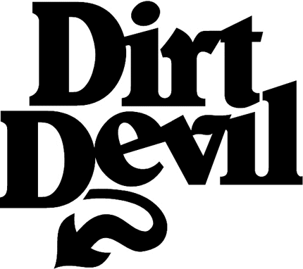 Dirt Devil Graphic Logo Decal