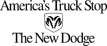 Dodge 6 Graphic Logo Decal