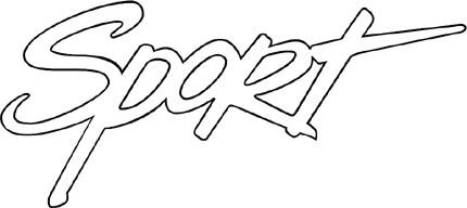 Dodge Sport Graphic Logo Decal