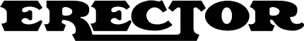 Erector Graphic Logo Decal