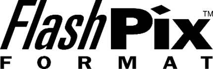 FLASHPIX FORMAT Graphic Logo Decal