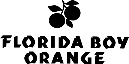 FLORIDA BOY ORANGE 1 Graphic Logo Decal