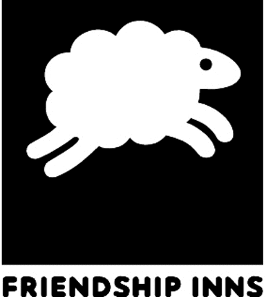 FRIENDSHIP INN Graphic Logo Decal