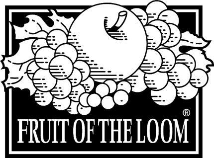 FRUIT OF THE LOOM 1 Graphic Logo Decal