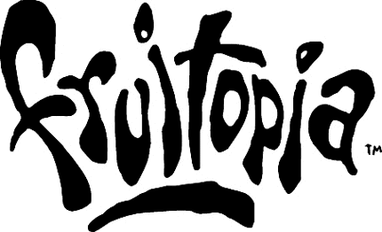FRUITOPIA Graphic Logo Decal