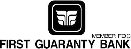 First Guaranty Bank Graphic Logo Decal