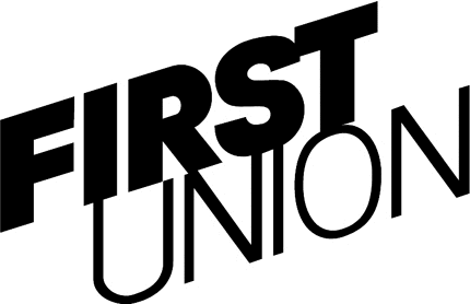 First Union Bank Graphic Logo Decal