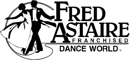 Fred Astaire Dance World Graphic Logo Decal