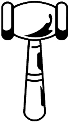 GAVEL Graphic Logo Decal