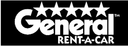 GENERAL RENT-A-CAR Graphic Logo Decal