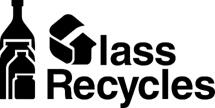 GLASS RECYCLES 2 Graphic Logo Decal