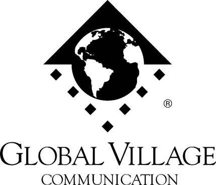 GLOBAL VILLAGE 1 Graphic Logo Decal