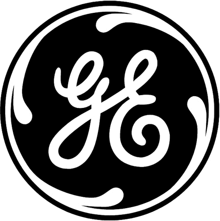 General Electric 2 Graphic Logo Decal
