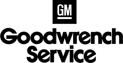 General Motors Goodwrench Service Graphic Logo Decal