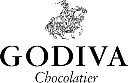 Godiva Chocolatier Graphic Logo Decal