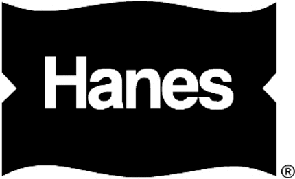 HANES 1 Graphic Logo Decal