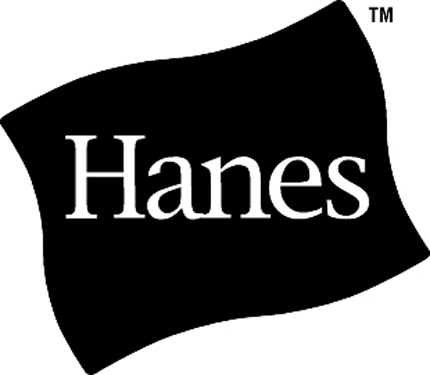 HANES BRAND 2 Graphic Logo Decal