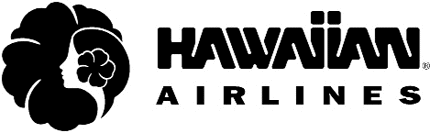 HAWAIIAN AIRLINES 2 Graphic Logo Decal