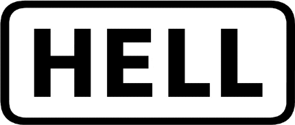 HELL 1 Graphic Logo Decal