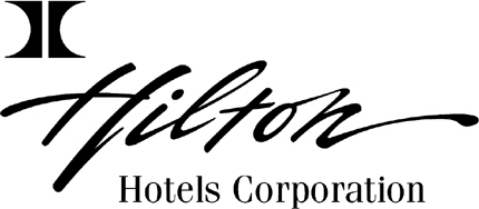 HILTON HOTEL CORP. Graphic Logo Decal