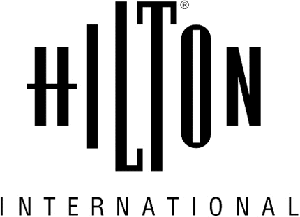 HILTON INTERNATIONAL Graphic Logo Decal
