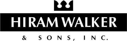 HIRAM WALKER & SONS 2 Graphic Logo Decal