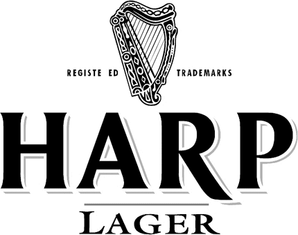 Harp Lager Graphic Logo Decal