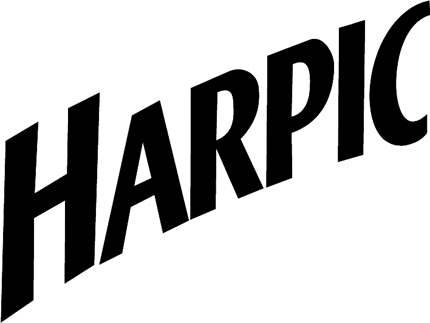 Harpic Graphic Logo Decal
