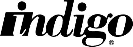 INDIGO Graphic Logo Decal