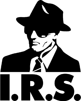 IRS RECORDS Graphic Logo Decal