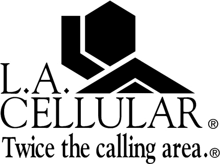 LA CELLULAR Graphic Logo Decal