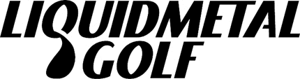 LIQUID METAL GOLF Graphic Logo Decal