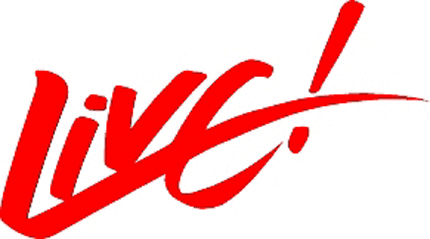 LIVE MAG Graphic Logo Decal