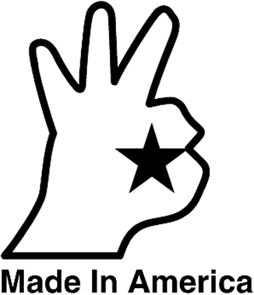 MADE IN AMERICA Graphic Logo Decal