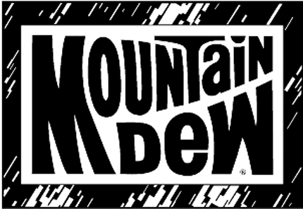 MOUNTAIN DEW Graphic Logo Decal