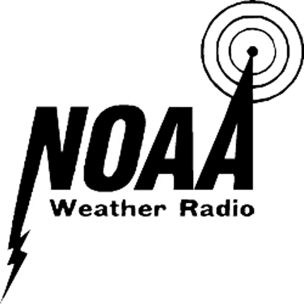 NOAA WEATHER RADIO Graphic Logo Decal