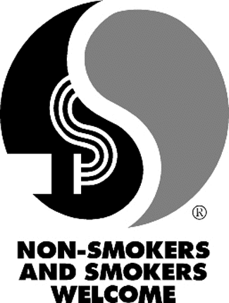NON-SMOKERS WELCOME Graphic Logo Decal