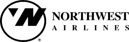 NORTHWEST AIR 2 Graphic Logo Decal