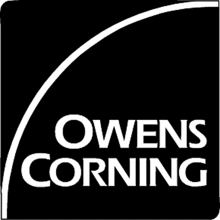 OWENS CORNING 2 Graphic Logo Decal