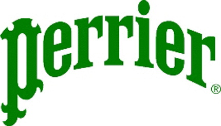 PERRIER Graphic Logo Decal