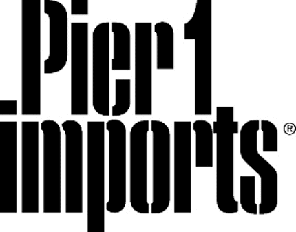 PIER 1 IMPORTS Graphic Logo Decal