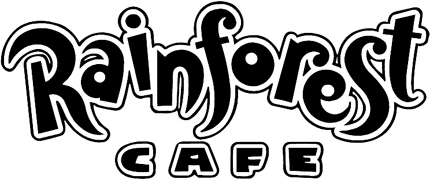 RAINFOREST CAFE Graphic Logo Decal