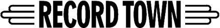 RECORD TOWN Graphic Logo Decal